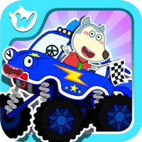 Wolfoo Monster Truck Police