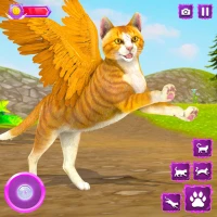 Flying Wild Cat Care Sim 3D