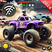 Real Monster Truck Derby Stunt