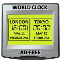 World Clock Dual Digital Clock