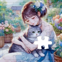 Jigsaw Puzzles - AI Girl