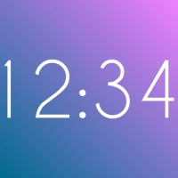 Fullscreen Clock