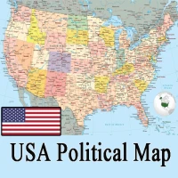 USA Political Map