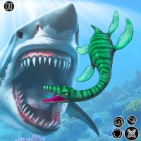 Sea Monster vs Megalodon shark